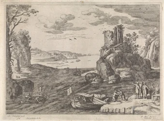 Verschillende schepen in een baai