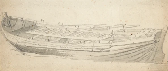 Studie van een scheepssloep, ca. 1665