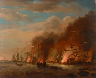 De brand van de 