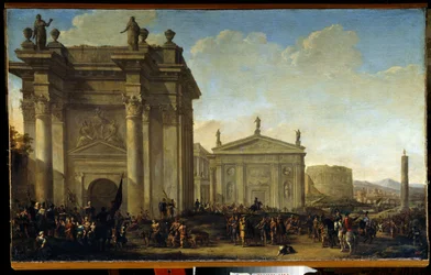 Een triomfantelijke processie