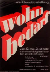 Werkbund-tentoonstelling woonbehoeften 