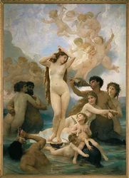 De geboorte van Venus (schilderij op doek)