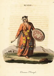 Vrouwelijke magiër of sjamaan, Mongools volk