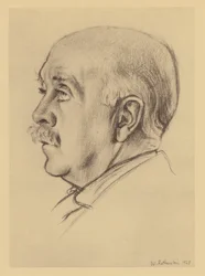 Portret van Max Beerbohm
