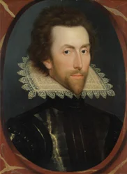 Portret van Grey Brydges, Vijfde Baron Chandos van Sudeley (ca. 1581-1621) ca. 1615