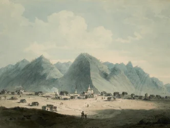 Een uitzicht in China