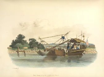 Een vissersboot