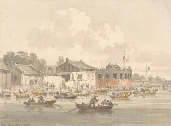 Fort tegenover de fabriek, Canton
