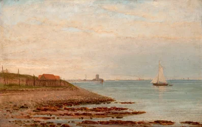 Broughty Kasteel vanaf de Stannergate