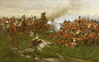 De 28e (1e Gloucestershire Regiment) bij Waterloo