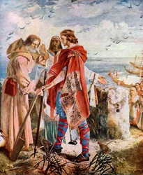 Egfrith biedt het bisdom Hexham aan Cuthbert aan