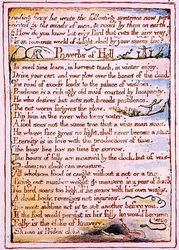 "Corroding fires he wrote the following...", tekst uit 