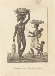 Familie van Slaven uit Loango, 1793