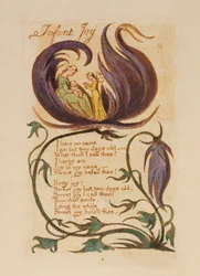 Kinderlijke Vreugde, uit "Songs of Innocence", 1789