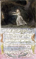 De kleine jongen verloren: plaat 12 uit Songs of Innocence and of Experience (kopie R) c.1802-08