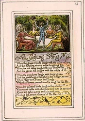 Lachend Lied: plaat 14 uit Songs of Innocence and of Experience (kopie R)