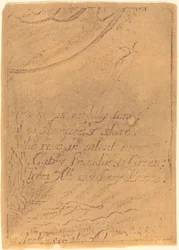 Herdruk van fragment van geannuleerde plaat voor A Prophecy, 1793