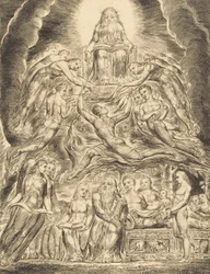 Satan voor de Troon van God