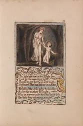 Liederen van Onschuld en Ervaring, Plaat 22, De kleine jongen gevonden (Bentley 14)