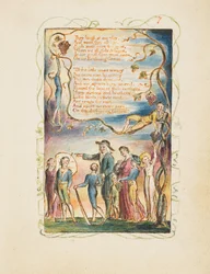 Songs of Innocence and of Experience: The Ecchoing Green tweede plaat, ca. 1825