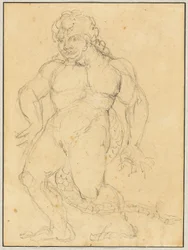 Studie van de Figuur van Agnello Brunelleschi