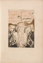 Het Eerste Boek van Urizen, Plaat 27, Ze Leefden een Periode van Jaren.... (Bentley 28)
