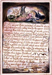 "De oude dichters...", illustratie en tekst uit 