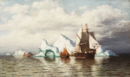 Tussen de ijsbergen, kust in Labrador