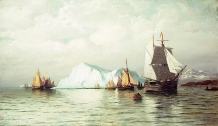 Artic Caravan (olieverf op doek)