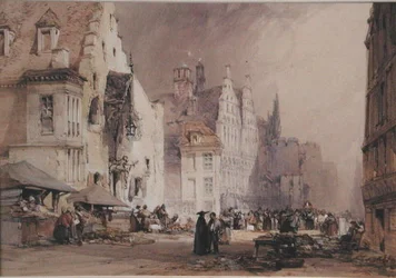 Een straatmarkt in Gent