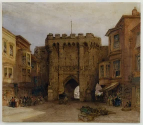 De Bar Gate, Southampton, 1888