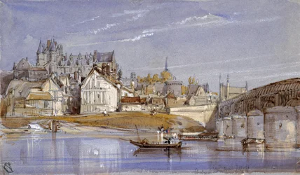Het Kasteel van Amboise, aan de Loire