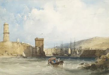 De Ingang van de Haven van Marseille, c.1838