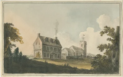 Edingale Kerk: aquarel, nd [ca. 1790]