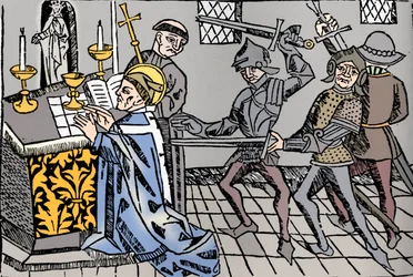 Martelaarschap van St. Thomas van Canterbury, ca. 1484