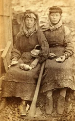Arbeiders van de Tredegar IJzerwerken, Wales
