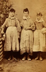 Arbeiders van de Tredegar IJzerwerken, Wales