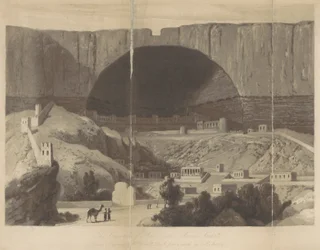 De grot van Makoo bij de berg Ararat