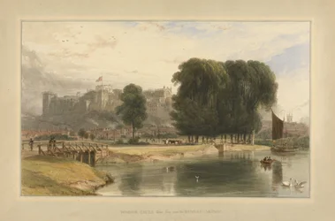 Kasteel Windsor vanuit Brocas Meadows