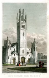 Nieuwe kerk, Haggerston, Hackney, Londen