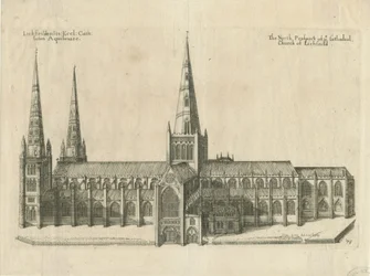 Lichfield Cathedral - Zuidaanzicht