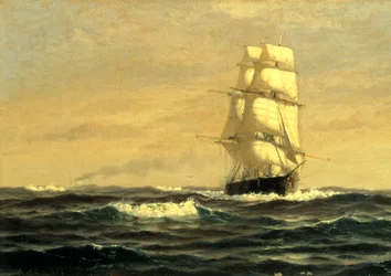 Zeilschip - voor de kust van Maine