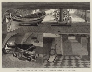De Verjaardag van de Dood van Nelson, aan Boord van HMS Victory