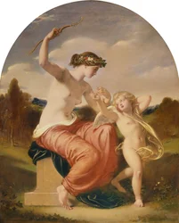 Venus ontwapent Cupido