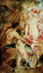 Allegorische Studie, Een Schets