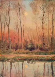 Een Surrey Kanaal, Avond, ca. 1893