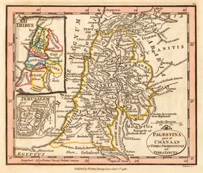 Palestina. Kaart