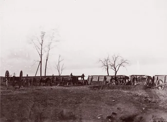 Fort Brady, Virginia, nabij Dutch Gap, 1865