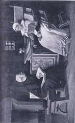 Lady Jane Grey in de Toren, illustratie uit De Wereldbibliotheek van Beste Boeken, ca. 1940