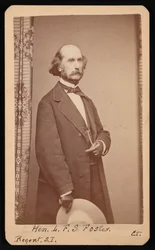 Portret van LaFayette Sabine Foster 1806-1880, tussen 1871 en 1880